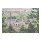 レトロノイシュヴァンシュタイン城ドイツ 枕カバー (裏面)