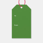 レトロノスタルジックメリークリスマス ギフトタグ (裏面)