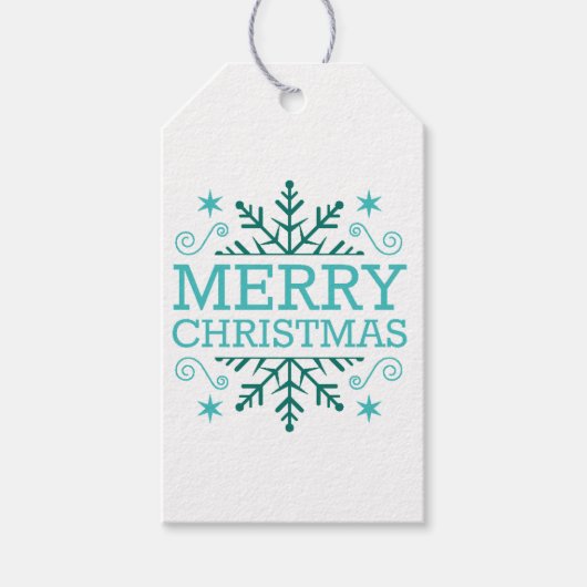 レトロノスタルジックメリークリスマス ギフトタグ (正面)