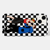 レトロノスタルジック1950のカップル踊り Case-Mate iPhoneケース (裏面 (横))