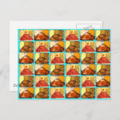 レトロノベルティTVディナートレイ ポストカード (正面/裏面)