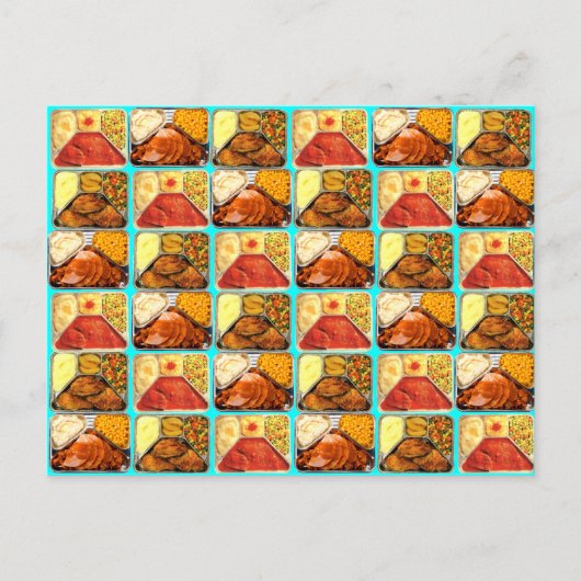 レトロノベルティTVディナートレイ ポストカード (正面)