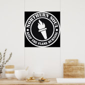 レトロノーザンソウルスタイルデザイン ポスター (キッチン)