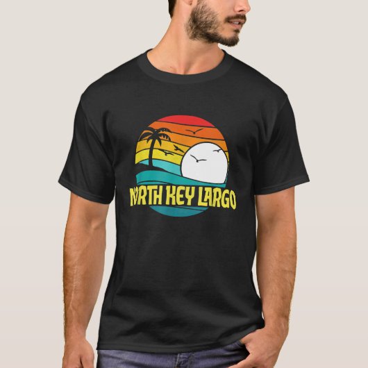 レトロノース鍵ラルゴサンサーフ80sグラフィック tシャツ (正面)