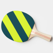 レトロハイヴィスイエロースリーはっきりしたストライプズ 卓球ラケット (横)