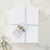 レトロハウスホリデイ ギフトタグ (より糸付き)