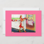 レトロハウスワイフ 招待状 (正面)