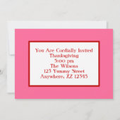 レトロハウスワイフ 招待状 (裏面)