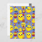 レトロハッチイースターエッグ シーズンポストカード (正面/裏面)