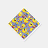 レトロハッチイースターエッグ スタンダードカクテルナプキン (角)