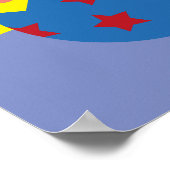 レトロハッチイースターエッグ ポスター (角)