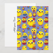 レトロハッチイースターエッグ 案内状 (正面/裏面)