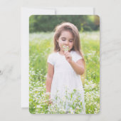 レトロハッピーキャンパー ピンクの誕生日招待状 招待状 (裏面)