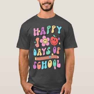 レトロハッピースクールギフト100日 Tシャツ