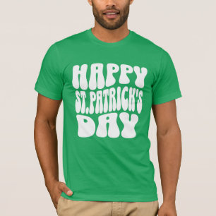 レトロハッピーセントパトリックの日 Tシャツ