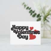 レトロハッピーバレンタインデー シーズンポストカード (スタンド正面)