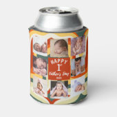 レトロハッピーファースト・ファースト・ファースト・デー8フォトコラージュ 缶クーラー (缶裏面)