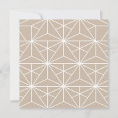 レトロハッピーホリデーズスクエアファミリーフォト シーズンカード (裏面)