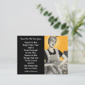 レトロハッピーホームメーカーが新年の挨拶PCを売り出す シーズンポストカード (スタンド正面)