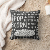レトロハッピーポップコーンパーティー装飾用クッション クッション (ブランケット)
