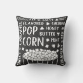 レトロハッピーポップコーンパーティー装飾用クッション クッション (裏面)