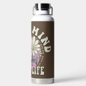 レトロハッピーマインドハッピーライフ ウォーターボトル (背面)