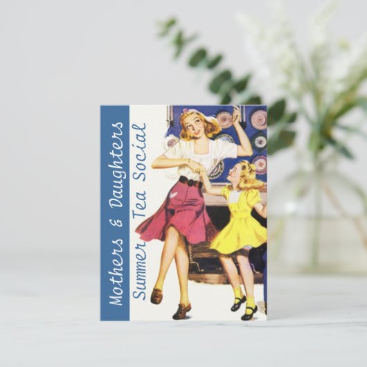 レトロハッピーマザーズ&娘社会招待状 招待状 (スタンド正面)