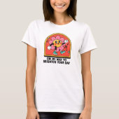 レトロハッ前向きデイジーTシャツ Tシャツ (正面)