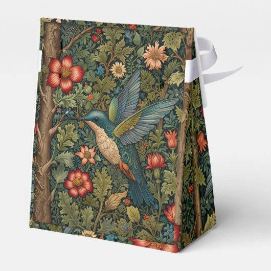 レトロハミングバードアールヌーボーボホシック フェイバーボックス (裏面サイド)