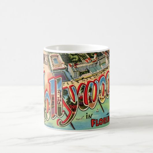 レトロハリウッドフロリダ コーヒーマグカップ (中央)