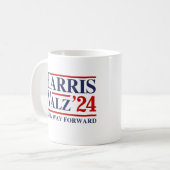 レトロハリスワルツ'24 – 新しい方法フォワード コーヒーマグカップ (正面左)