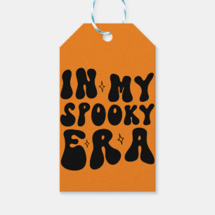 レトロハロウィンの落ち着いた時代 ヴィンテージな秋 ギフトタグ