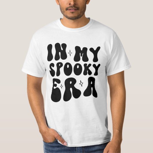 レトロハロウィンの落ち着いた時代 ヴィンテージな秋 Tシャツ (正面)