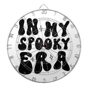 レトロハロウィンの落ち着いた時代 私のスプーキーな時代 ダーツボード