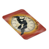 レトロハロウィンウィッチオンザブロム マグネット (右側)