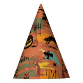 レトロハロウィンオラマ パーティーハット (正面)