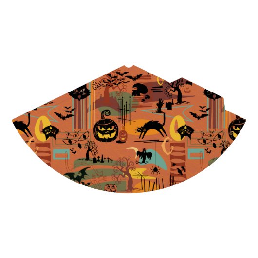レトロハロウィンオラマ パーティーハット (正面)