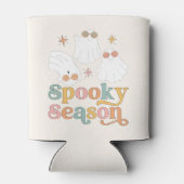 レトロハロウィンカワイイ幽霊不気味シーズン 缶クーラー (裏面)