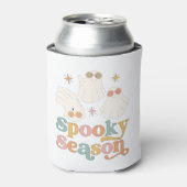 レトロハロウィンカワイイ幽霊不気味シーズン 缶クーラー (缶正面)