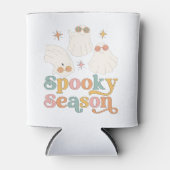 レトロハロウィンカワイイ幽霊不気味シーズン 缶クーラー (正面)