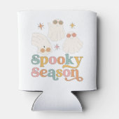 レトロハロウィンカワイイ幽霊不気味シーズン 缶クーラー (裏面)