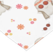 レトロハロウィンキュートキッズフローラ幽霊 テーブルクロス (アングル)