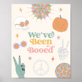 レトロハロウィンゲームブネイバーゲームサイン ポスター (正面)