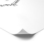 レトロハロウィンシャツ、おかしなハロウィンスカル ポスター (角)