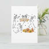 レトロハロウィンシャツ、おかしなハロウィンスカル 招待状 (スタンド正面)