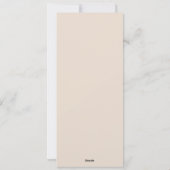 レトロハロウィンバルーン誕生日パーティーメニュー シーズンカード (裏面)