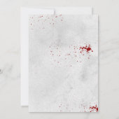 レトロハロウィンパーティー 招待状 (裏面)