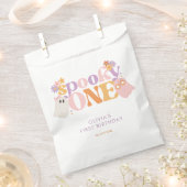 レトロハロウィンファースト誕生日 フェイバーバッグ (クリップ留めされた状態)