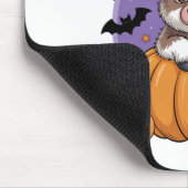 レトロハロウィンモー牛I意味ボーおもしろい秋 マウスパッド (コーナー)