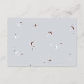 レトロハロウィンリトルブーベビーラッフルおむつ エンクロージャーカード (裏面)